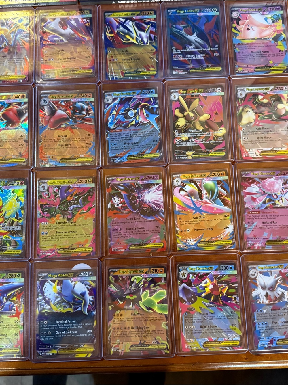 Pokemon Holographic Trading Cards - Multi-Color Assortment